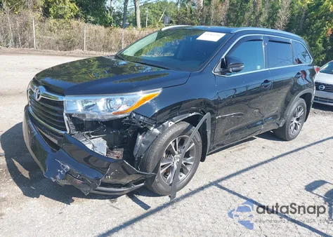 2016 Toyota Highlander Xle V6 из США, поврежденный, VIN 5TDJKRFHXGS303276